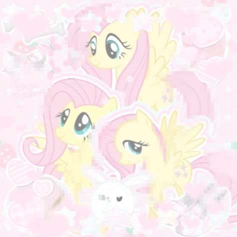 my little pony, mlp ! cutecore, kawaiikei !! >__< Fluttershy Cutecore, Mlp Cutecore, Mlp Pfp, My Little Pony Rarity, Pink Kawaii, Soft Pink Theme, My Little Pony Wallpaper, Moe Anime, My Lil Pony