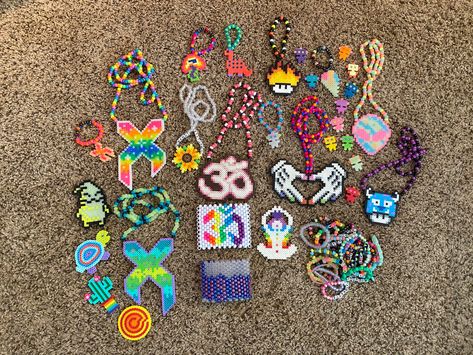 Rave Kandi, rave, rave bracelets, rave wear, perlers, rave perler, Kandi perler Kandi And Perler, Rave Perler Bracelets, Rave Candy Ideas, Rave Kandi Perler, Rave Perler Beads, Perler Beads Rave, Rave Candy Bracelets, Rave Trinkets, Edc Perler