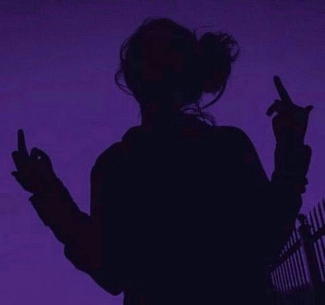 Purple Silhouette, Silhouette Girl, Honey, Purple