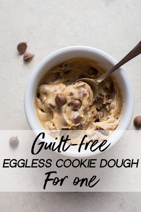 Single Serving Edible Cookie Dough, Single Serving Cookie Dough, Cookie Dough Vegan, Cookie Dough For One, Single Serve Cookie, Eggless Cookie, Eggless Cookie Dough, Egg Free Cookies, Eggless Chocolate Chip Cookies