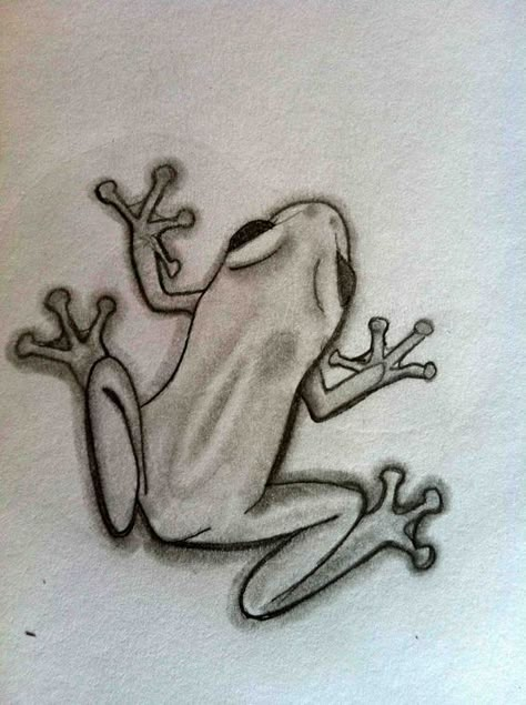 Tree Frog Tattoos, Easy Tattoos, Frog Sketch, Frog Tattoos, Didgeridoo, Frog Drawing, Frog Art, Tattoos Designs, Lotus Flowers