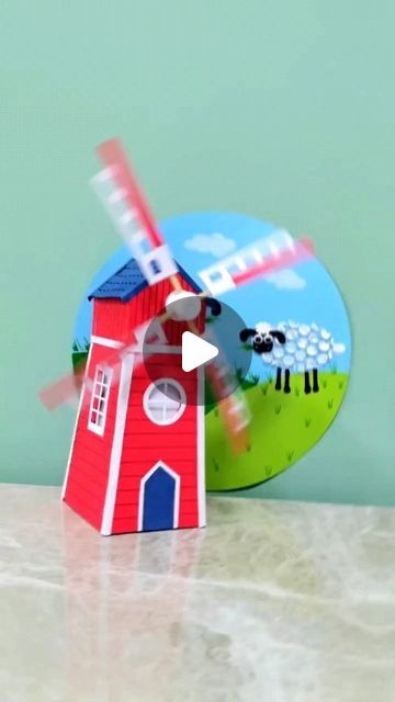 Dutch Windmill Craft, Windmill Science Project, Diy Windmill For Kids, Wind Mills Diy Ideas For Kids, Diy Windmill How To Make, Diy Wind Mill, Windmill Craft For Kids, Paper Windmill For Kids, Wind Mills Diy Ideas