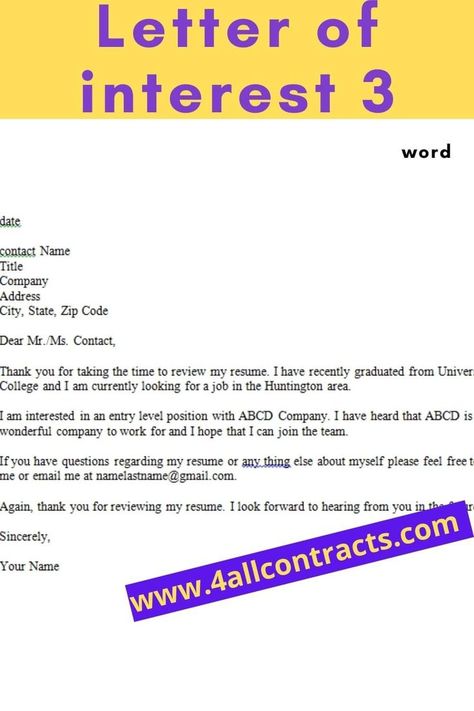 letter of interest example, letter of interest template, letter of interest for a job, letter of interest format, letter of interest template word, letter of interest sample pdf Letter Of Interest For Job Sample, Interest Letter For A Job, Letter Of Interest For Job, Letter Of Interest Sample, Interviewing Tips, Writing Conclusions, Job Letter, Job Cover Letter, Resignation Letters