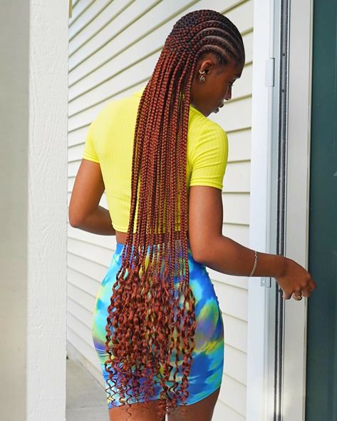 Mixed Color Cornrow Braids, Big Straight Back Cornrows, Big Cornrows Hairstyles, Big Cornrows, Holiday Braids, Natural Hair Box Braids, Straight Back Braids, Straight Back Cornrows, Latest Braided Hairstyles