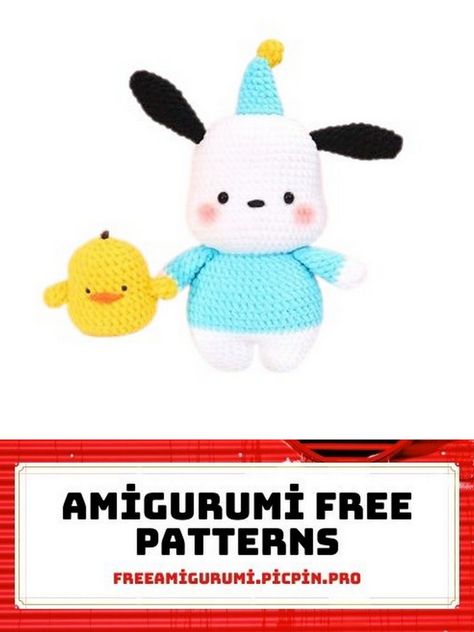 Amigurumi Dog Pochacco Free Pattern – Craft Your Adorable Crochet Pup! – Amigurumi Poo Crochet Pattern Free, Pochacco Plushie, Super Pochacco, Crocheting Pochacco, Pochacco Crochet Bag, Crochet Turtle Pattern Free, Crochet Turtle Pattern, Turtle Pattern, Crochet Turtle