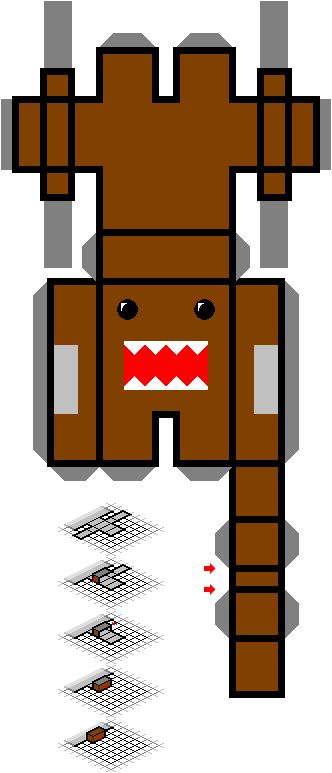 Tiny Paper Domo Kun Template by subatomicsushi Domo Kun Pfp Gif, Domo Drawing, Domo Kun Crochet Pattern, Domo Kun Drawing, Domo Kun Wallpapers, Domo Aesthetic, Domo Wallpaper, Domo Pfp, Domo Wallpaper Desktop