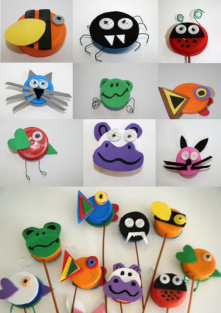 pets WITH BOTTLE CAPS by NeusaLopez, via Flickr  http://www.flickr.com/photos/neusalopez/7999933333/in/photostream Bottle Top Crafts, Bottle Cap Projects, Plastic Bottle Caps, Bottle Cap Art, Bottle Cap Crafts, Plastic Bottle Crafts, Bottle Top, Top Crafts, Camping Crafts