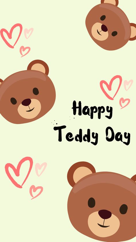 teddy day poster Teddy Day, Bookmark Handmade, Happy Birthday Template, Poster Background Design, Poster Background, Birthday Template, Background Design, Birthday Gift, Doodles