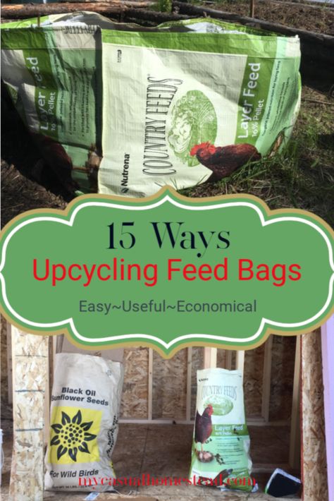 Grain Bags Repurposed, Feed Bags Repurposed Diy, Feed Bags Repurposed, Horse Projects, Feed Bag Tote, Crafting Space, Feed Bag, Homestead Ideas, Homesteading Diy