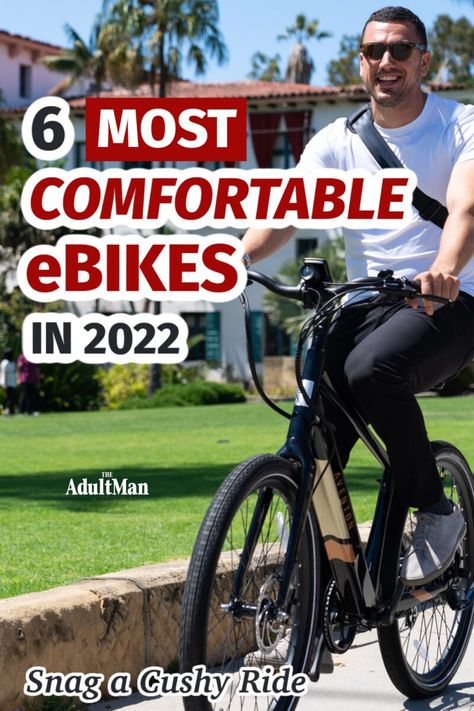 If you’re bumping around on two wheels for hours on end, you’ll want something cushy—trust us. Check out our picks of the most comfortable ebikes on the market. Best Electric Bikes, Power Bike, Comfort Bike, Urban Commuter, Declutter Your Life, Rv Ideas, Electric Bikes, Rv Stuff, Cool Bicycles