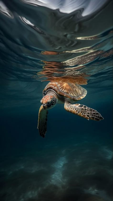 Turtle Green Aesthetic, Green Sea Turtle Aesthetic, Turtle Clothes, Turtle Pictures, Sea Turtle Swimming, Sea Turtle Pictures, Turtle Wallpaper, Art Mood Board, Animal Wallpapers