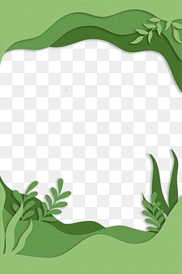 Nature Border Design, Green Border Design, Leaf Border Design, Wind Clipart, Boarders Designs, Project Border, Crumpled Paper Background, Plant Border, Plant Paper