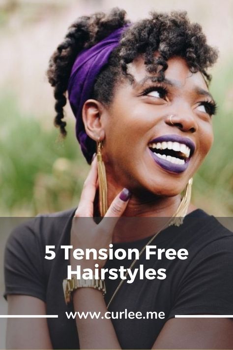 Tension-based hairstyles may sometimes feel harmless but gradually will cause hair thinning, balding, and eventually traction alopecia. The beauty about natural hair is one can enjoy the versatility of our kinks and curls and still incorporate tension free natural hairstyles. Click the pin to read more! Mount Elbrus, Natural Hair Ponytail, Traction Alopecia, Codependency Relationships, Graves Disease, Running Headbands, Workout Headband, Yoga Headband, Supplements For Women