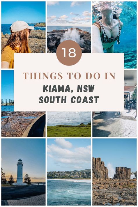 18 Best Things to Do in Kiama, NSW South Coast Kiama Australia, Melbourne Travel, Nz Travel, Australia Itinerary, Oceania Travel, Australia Map, International Travel Tips, Seaside Town, Beautiful Travel Destinations