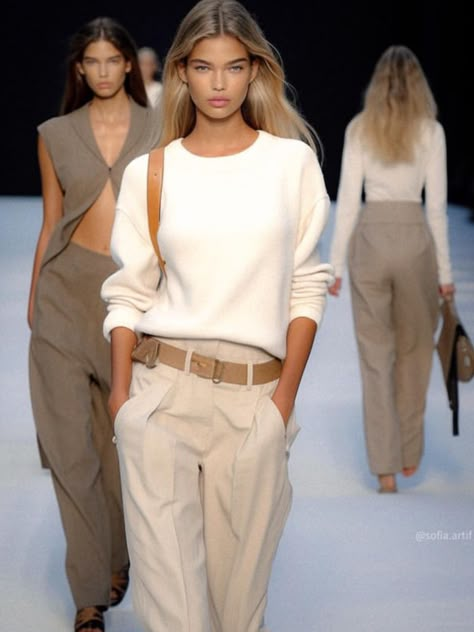 Elevated Travel Outfit, Neutral Tones Fashion, Fashion Courses, Ralph Lauren Style, Fabulous Clothes, Formal Outfit, Casual Fits, Business Fashion, Fashion Set