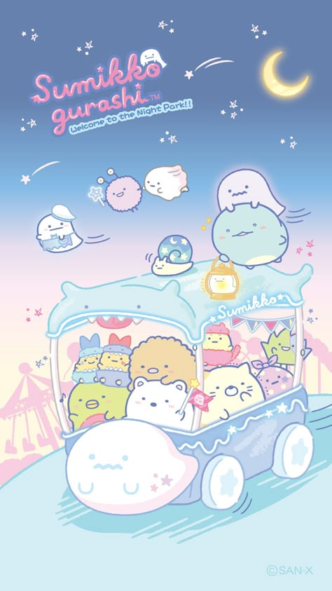 Sumiko Gurashi, Japanese Poster Design, Future Wallpaper, Iphone Wallpaper Kawaii, Iphone Lockscreen Wallpaper, Sumikko Gurashi, Hello Kitty Backgrounds, Sanrio Wallpaper, Cute Animal Drawings Kawaii