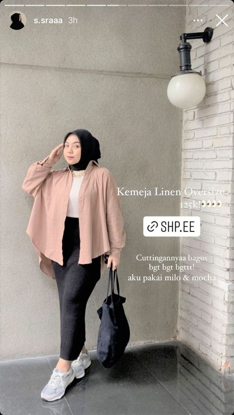 Outfit Hijab Casual Gendut, Plus Size Hijab Fashion, Ootd Gemuk, Pengantin Modern, Plus Size Hijab, Style Hijab Casual, Kulot Pants, Outfit Muslim, Outfit Ngampus