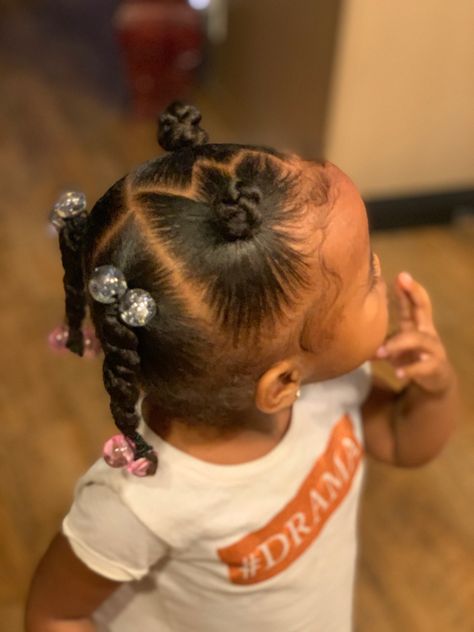 Toddler styles Short Toddler Hairstyles Black, Easy Toddler Hairstyles Black, Black Babies Hairstyles Infant, Baby Girl Hairstyles Black, Toddler Hairstyles Girl Black, Black Toddler Hairstyles Girl, Hairstyles For Black Toddlers, Baby Braid Styles, Quick Toddler Hairstyles Black