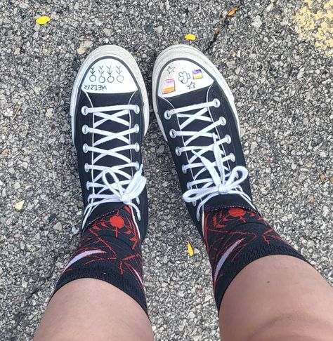 Spiderman Socks, My Pictures, Spiderman, Converse, Socks, Quick Saves