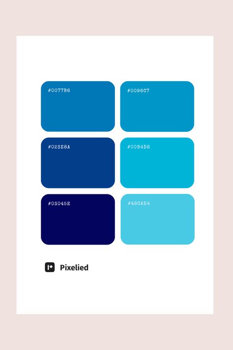 This blue palette features a gradient of blue shades, from deep navy to bright cyan. The seamless transition between dark and light blues creates a dynamic and refreshing look. Perfect for Mobile/Web UI, branding, typography, and illustrations, this palette conveys professionalism and modernity. Pastel Blue Color Palette, Color Scheme Generator, Color Generator, Pastel Blue Color, Colour Pallets, Cyan Colour, Flip Image, Branding Typography, Pastel Color Schemes