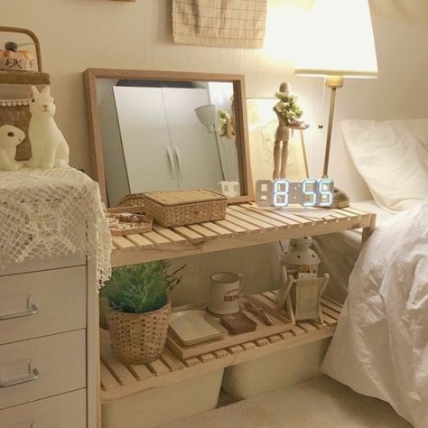 credits go to the owner  on We Heart It Beige Room, Study Room Decor, Room Deco, Redecorate Bedroom, Minimalist Room, Room Design Bedroom, Dream Room Inspiration, Room Makeover Bedroom, Room Makeover Inspiration