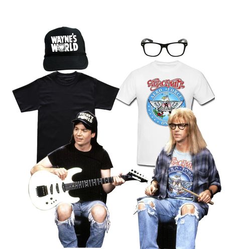 Wayne's World Group Halloween Costume for Couples or Friends! Waynes World Costume, Halloween Costume For Couples, Costume For Couples, 2 Halloween Costumes, Waynes World, Costumes For Work, Halloween Parejas, Etsy Halloween, Diy Costumes Women