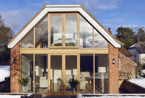 Irish Farmhouse Renovation, Double Storey Rear Extension, Double Storey Extension, Two Storey Extension, Barn Extension, Irish Farmhouse, 3 Storey House, Pyramid Roof, Cottage Extension