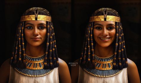 Queen Hatshepsut, Ancient Egyptian Headwear, Egyptian Goddess Hathor, Pharoah Headress, Egyptian Wig, Ancient Egyptian Clothing, Khedive Of Egypt Tiara, Egyptian Artwork, Ancient Egypt Pharaohs