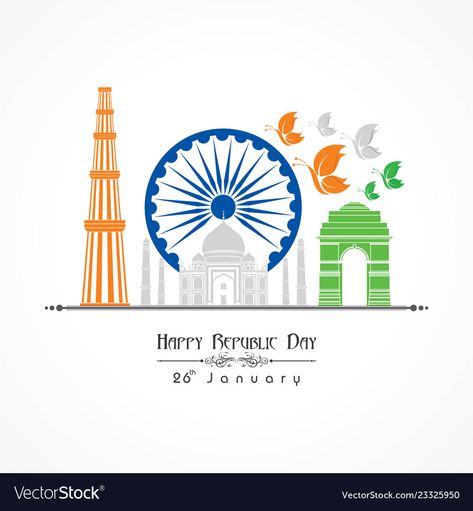 Republic Day Illustration Art, India Republic Day Poster, Republic Day Poster Ideas, Republic Day Posters Drawing, Republic Day Creative Poster, Republic Day Posters, Republic Day Illustration, Republic Day Poster Design, Republic Day Post