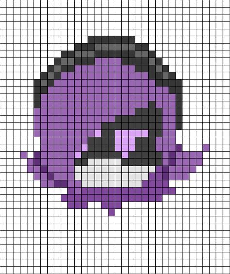 Perler Art Pattern, Hazbin Hotel Perler Beads, Pixel Art Fnaf, Easy Pixel Art, Pixel Art Templates, Pixel Drawing, Diy Perler Bead Crafts, Pixel Art Grid, Drone Images