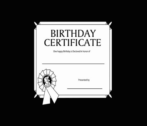 Birthday Certificate, 20 Birthday, Design Document, 20th Birthday, Editing Tools, Certificate Templates, In Design, That Way, Bundles