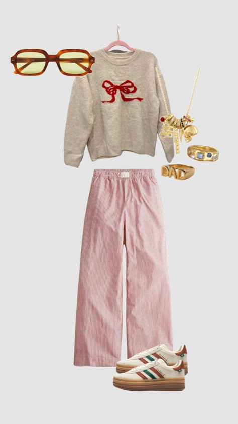 #myfirstshuffle Striped Lounge Pants, Mum Fashion, Pants Pattern, Dream Clothes, New Outfits, Fashion Inspo Outfits, Stylish Outfits, Dress To Impress, Satin