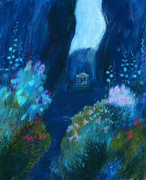 Oil Pastel Colours, Color Pencil Illustration, Wacom Intuos, Ethereal Art, Colorful Landscape, Art Flowers, Oil Pastel, Pretty Art, Traditional Art