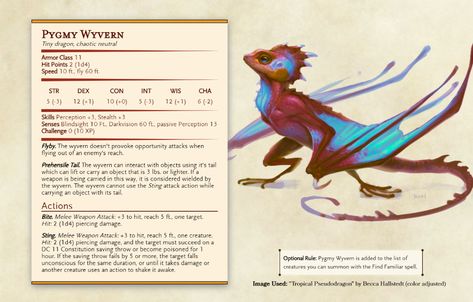 Fey Familiar Dnd, Dnd Pet Ideas, Dnd Stats Sheet, Familiar Dnd 5e, D&d Familiars, Dnd 5e Pets, Dnd Familiar Homebrew, D&d Pets, Dnd Companion Animals