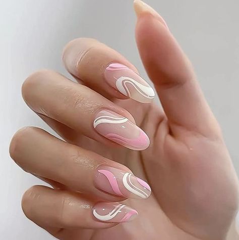 White Nail Designs, White Nail, Stick On Nails, Dream Nails, Classy Nails, Artificial Nails, Gel Manicure, Nail Kit, Cute Acrylic Nails