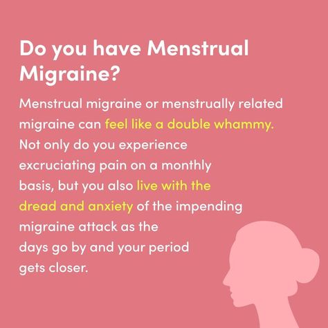 Hormone Headache, Menstrual Migraine, Menstrual Migraines, Migraine Attack, Every Month, Migraine, Headache, Health Care, Period