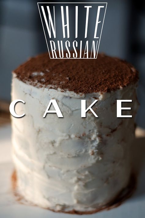 White Russian Cake White Russian Cake Recipe, Russian Cake, Russian Cakes, Russian Wedding, White Cakes, Shake N Bake, White Russian, Best Cake Recipes, Fashion Cakes