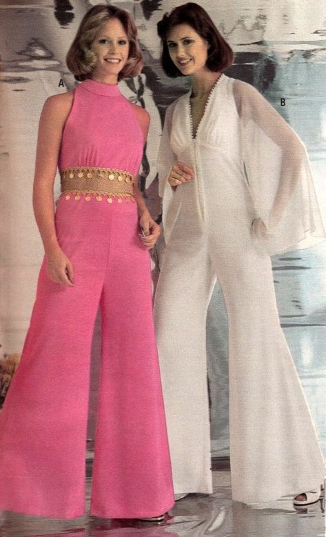 Women’s Jumpsuit of the 1970s ~ Vintage Everyday 70s Jumpsuit, 70s Inspired Fashion, 70s Outfits, Seventies Fashion, 1970s Fashion, Moda Vintage, Historical Fashion, 70s Fashion, Fashion Pictures