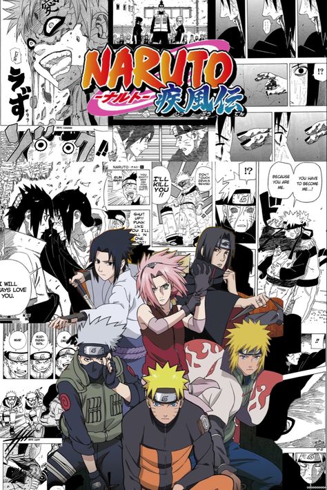 Naruto Manga Poster, Veterans Day Wallpaper, Manga Poster, Day Wallpaper, Anime Head, Poster Anime, Anime Bleach, Sasuke Sakura, Anime Printables