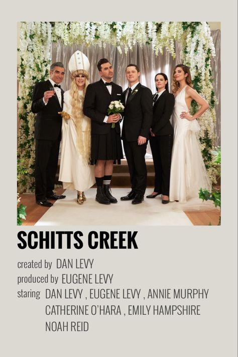 Dustin Milligan, Emily Hampshire, Eugene Levy, Iconic Movie Posters, Punk Poster, Catherine O'hara, Schitt's Creek, Movie Poster Wall, Schitts Creek