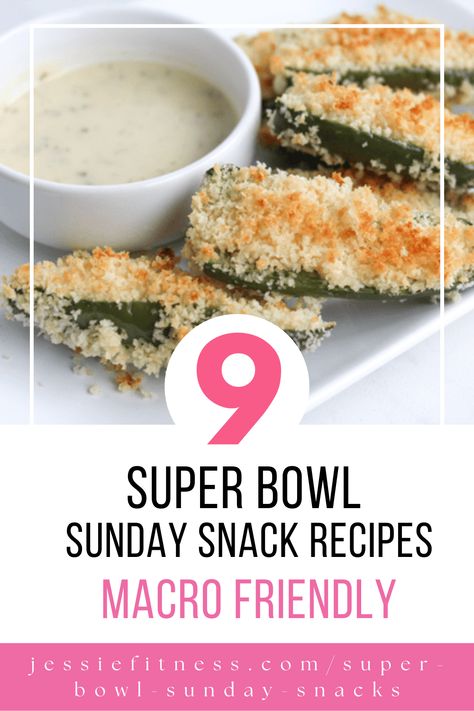 These Macro Friendly Super Bowl Sunday Snack Recipes will have you wanting them every Sunday! If you’re looking for yummy game-day grub while still staying within your macros, we have a variety of recipes that fit the bill. From burgers to quesadillas to jalapeno poppers, there’s a macro-friendly super bowl food idea here to satisfy every party-goer’s taste buds. Macro Friendly Super Bowl Food, Super Bowl Sunday Snacks, Superbowl Sunday Snacks, Sunday Snacks, Spicy Deviled Eggs, Deviled Eggs Easy, Superbowl Snacks, Bowl Food, Super Bowl Sunday