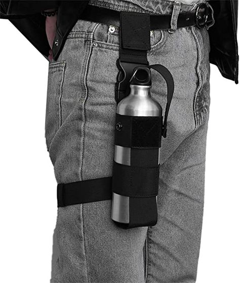 Thigh Pouch, Thigh Bag, White Party Outfit, Harness Fashion, Tactical Wear, Leg Harness, Water Bottle Bag, Bear Spray, Snowboard Bag