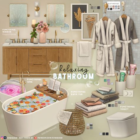 Sims 4 Bathroom Clutter Patreon, Ts4 Bathroom Clutter, The Sims 4 Cc Bathroom Clutter, Sims 4 Toilets, Some 4 Cc Furniture, Ts4 Get To Work Cc, Sims 4 Clutter Bathroom, Sims 4 Cc Humidifier, Sims 4 Custom Content Bathroom