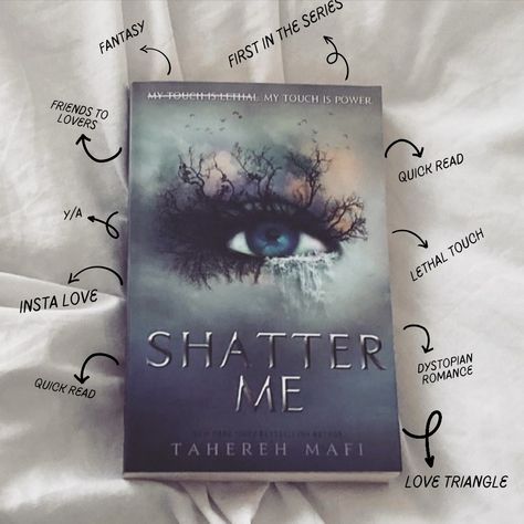 Romance Books Tropes, Shatter Me Review, Love Tropes List, Book Tropes Aesthetic, Tropes In Books, Books Tropes, Shatter Me Tahereh Mafi, Shatter Me Book, Juliette Ferrars