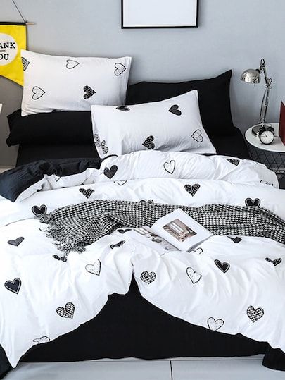 Dekorasi Kamar Tidur, Girl Bedroom Designs, Cute Bedroom Decor, Luxury Bedding Sets, Teen Bedroom Decor, Girl Bedroom Decor, Bed Sets, Love Black, Room Ideas Bedroom