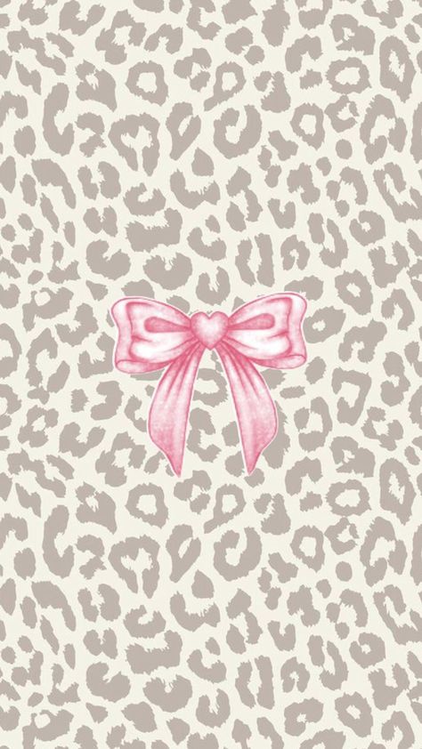 cheetah print, bows, coquette, lockscreen, aesthetic, trendy Bow Wallpaper Iphone, Glamour Wallpaper, Wallpaper Home Screen, Cheetah Print Background, Cheetah Wallpaper, Leopard Print Wallpaper, Cheetah Print Wallpaper, Bows Coquette, Cute Images For Wallpaper