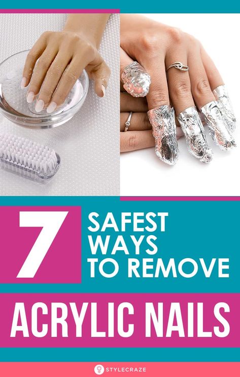 How To Take Off Acrylic Nails At Home Safely Soak Off Acrylic Nails, Take Off Acrylic Nails, Remove Fake Nails, Almond Blue Nails, Flame Nails, Remove Acrylics, Gel Nail Removal, Remove Acrylic Nails, Acrylic Nails At Home