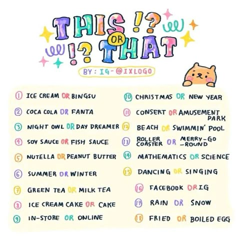 not mine | credits to @IXLOGO on ig follow him/her for more. Sleepover Essentials, Text Conversation Starters, Snow Ice Cream, About Me Template, Sleepover Birthday Parties, Note Doodles, Truth And Dare, Doctors Day, Interactive Posts