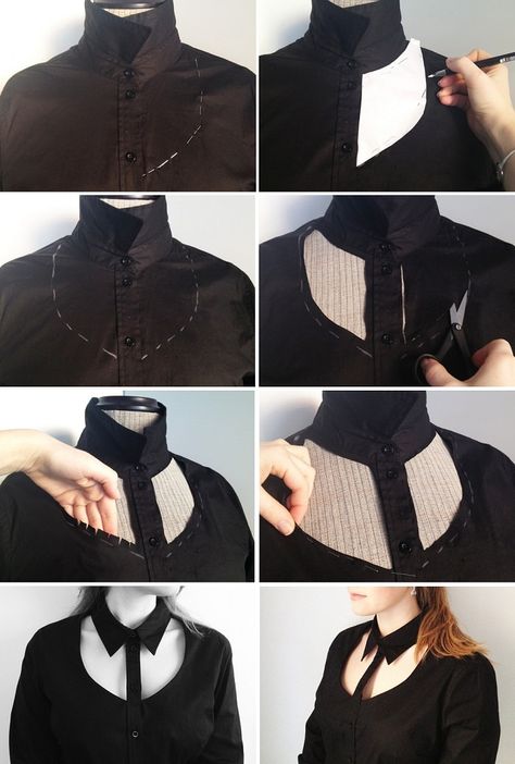 Diy Old Clothes To New Fashion No Sew, No Sew Upcycled Clothing, No Sew Diy Clothes, Diy Old Clothes To New Fashion, Diy Trendy Tops, Sewing Trendy Clothes, No Sew Clothing Hacks, Diy Trendy Clothes, Diy Geek