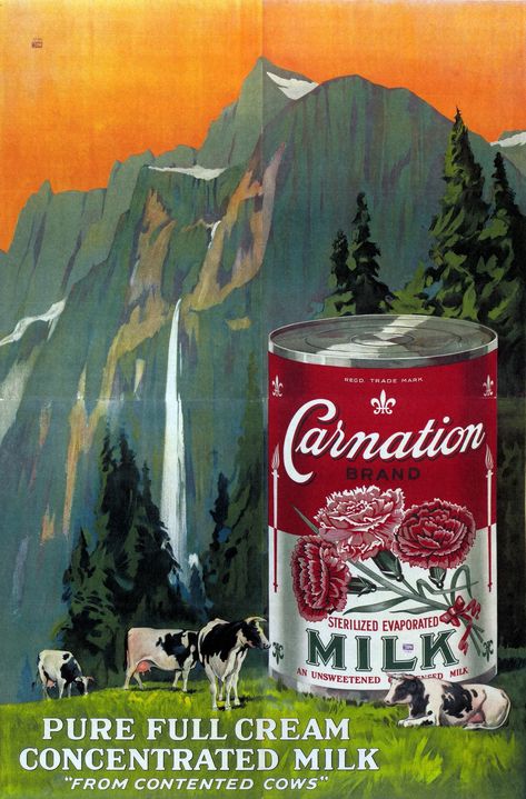 Vintage Poster Prints, Seattle Life, Carnation Milk, Pepsi Vintage, Oh Really, French Wall Art, Art Nouveau Decor, Zine Design, Vintage Advertising Posters